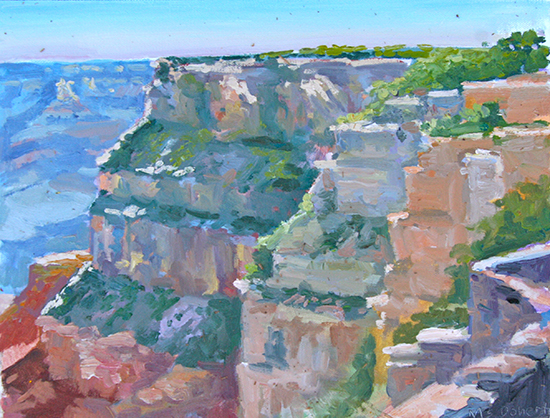 Oil painting of Grand Canyon by M. Stephen Doherty